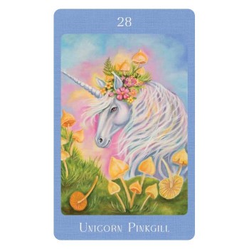 Mushroom Folk Oracle kortos Blue Angel